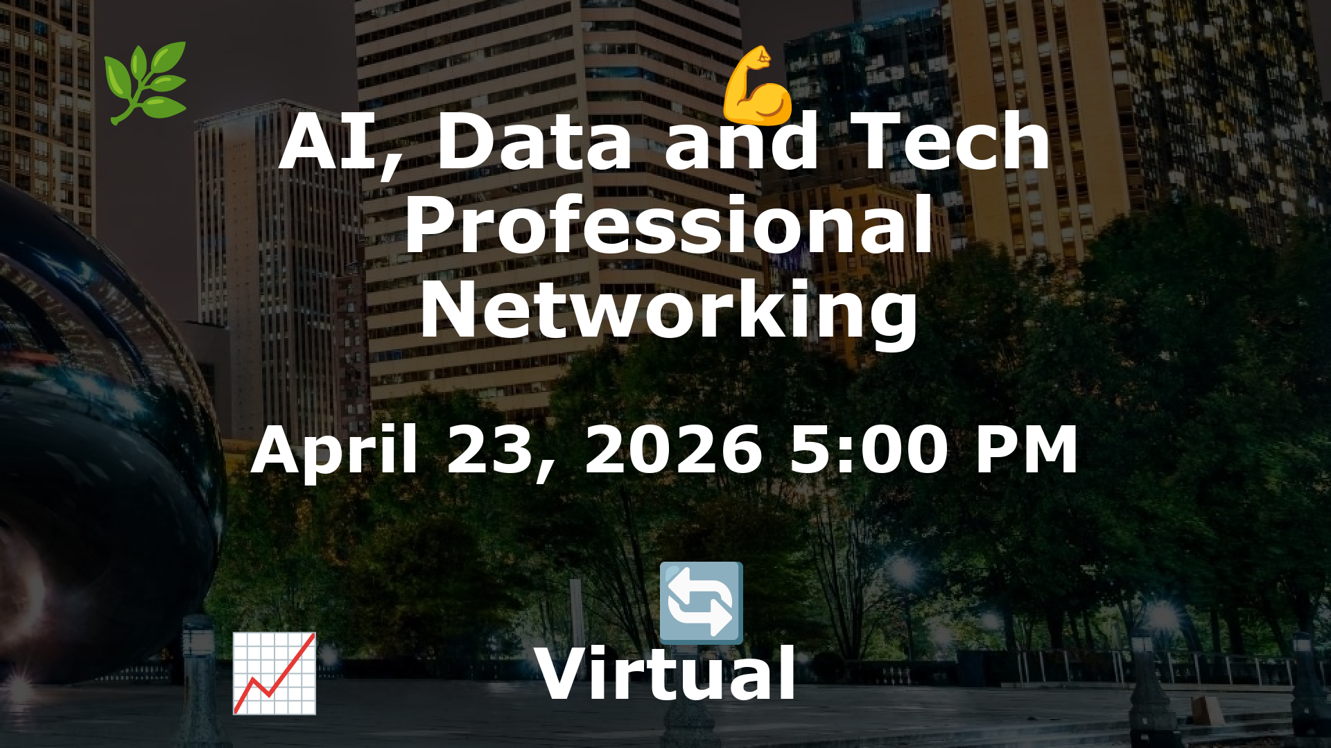 AI, Data and Tech Professional Networking event image